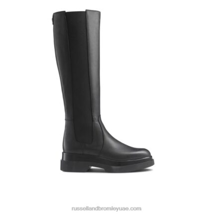 دائم تشيلسي الركبة عالية 8840R358 أسود نحيف Russell And Bromley