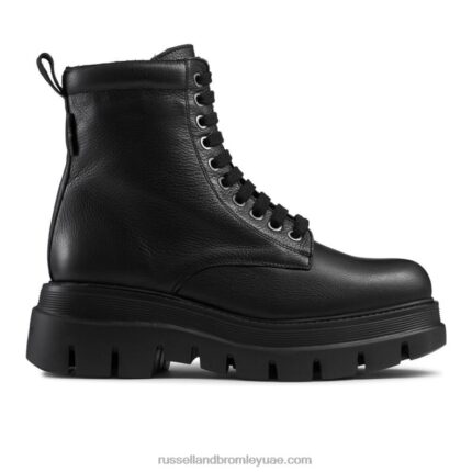 ربط الحذاء حتى الحذاء 8840R266 أسود نحيف Russell And Bromley