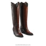 ⁦ركبة الصالون الغربي 8840R363 بني نحيف Russell And Bromley⁩ - الصورة ⁦2⁩