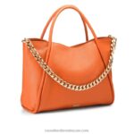 ⁦رمز سلسلة شرق / غرب انتزاع حقيبة 8840R685 البرتقاليRussell And Bromley⁩ - الصورة ⁦2⁩