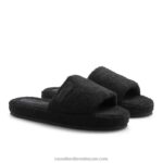 ⁦ريكو شبشب منشفة تيري 8840R547 أسود رجال Russell And Bromley⁩ - الصورة ⁦2⁩