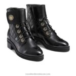 ⁦رينجاروسيس حذاء مبطن برباط 8840R282 أسود نحيف Russell And Bromley⁩ - الصورة ⁦2⁩
