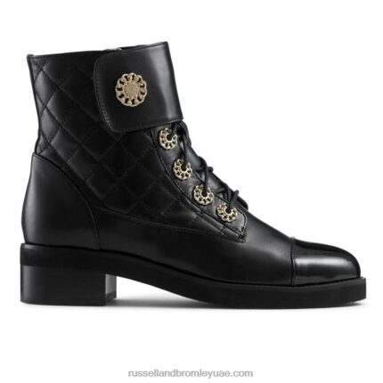 رينجاروسيس حذاء مبطن برباط 8840R282 أسود نحيف Russell And Bromley