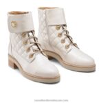 ⁦رينجاروسيس حذاء مبطن برباط 8840R284 أبيض نحيف Russell And Bromley⁩ - الصورة ⁦2⁩