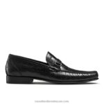 زلة النخبة على الخف 8840R497 أسود رجال Russell And Bromley