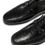 ⁦زلة النخبة على الخف 8840R497 أسود رجال Russell And Bromley⁩ - الصورة ⁦4⁩