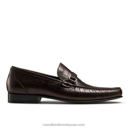 زلة النخبة على الخف 8840R498 بني رجال Russell And Bromley