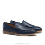 ⁦زينو نسج ختم الانزلاق على 8840R567 أزرق رجال Russell And Bromley⁩ - الصورة ⁦2⁩