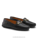 ⁦سائق بيازا snaffle تقليم 8840R227 أسود نحيف Russell And Bromley⁩ - الصورة ⁦2⁩