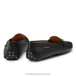 ⁦سائق بيازا snaffle تقليم 8840R227 أسود نحيف Russell And Bromley⁩ - الصورة ⁦4⁩