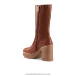 ⁦ستيفي كريب التمهيد منصة 8840R338 تان نحيف Russell And Bromley⁩ - الصورة ⁦3⁩