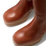 ⁦ستيفي كريب التمهيد منصة 8840R338 تان نحيف Russell And Bromley⁩ - الصورة ⁦4⁩