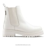 شركة مكافحة تشيلسي التمهيد 8840R303 أبيض نحيف Russell And Bromley