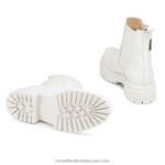 ⁦شركة مكافحة تشيلسي التمهيد 8840R303 أبيض نحيف Russell And Bromley⁩ - الصورة ⁦3⁩