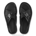 ⁦صندل بختم نسج الرؤية 8840R502 أسود رجال Russell And Bromley⁩ - الصورة ⁦3⁩