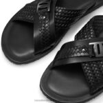 ⁦صندل بختم نسج الرؤية 8840R502 أسود رجال Russell And Bromley⁩ - الصورة ⁦4⁩