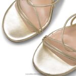 ⁦صندل برباط على شكل تنين 8840R161 ذهب نحيف Russell And Bromley⁩ - الصورة ⁦4⁩