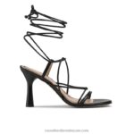 صندل برباط على شكل تنين 8840R162 أسود نحيف Russell And Bromley