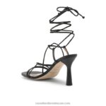 ⁦صندل برباط على شكل تنين 8840R162 أسود نحيف Russell And Bromley⁩ - الصورة ⁦4⁩