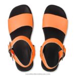 ⁦صندل بوسطن رياضي فلاتفورم 8840R387 البرتقالي نحيف Russell And Bromley⁩ - الصورة ⁦3⁩