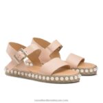 ⁦صندل بيرلجام من جزئين 8840R386 حيادي نحيف Russell And Bromley⁩ - الصورة ⁦2⁩