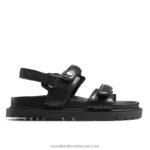 صندل تراكس بنعل مشقوق 8840R374 أسود نحيف Russell And Bromley