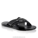 ⁦صندل حلم الانزلاق 8840R528 أسود رجال Russell And Bromley⁩ - الصورة ⁦2⁩