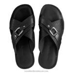 ⁦صندل حلم الانزلاق 8840R528 أسود رجال Russell And Bromley⁩ - الصورة ⁦3⁩