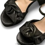 ⁦صندل ذو نعل سميك 8840R166 معدني نحيف Russell And Bromley⁩ - الصورة ⁦4⁩