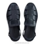 ⁦صندل سان كونو بإبزيم مغلق من الأمام 8840R530 القوات البحرية رجال Russell And Bromley⁩ - الصورة ⁦3⁩