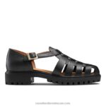 صندل صياد مكتنزة 8840R248 أسود نحيف Russell And Bromley