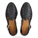 ⁦صندل صياد مكتنزة 8840R248 أسود نحيف Russell And Bromley⁩ - الصورة ⁦3⁩
