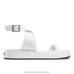 صندل فلاتفورم toetally 8840R416 أبيض نحيف Russell And Bromley