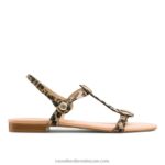 صندل لورين مزين بقرص 8840R407 فهد نحيف Russell And Bromley