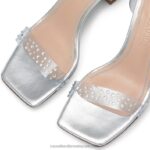⁦صندل من جزئين نيجروني 8840R148 فضة نحيف Russell And Bromley⁩ - الصورة ⁦4⁩