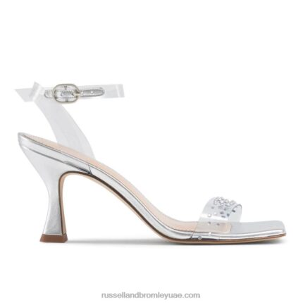 صندل من جزئين نيجروني 8840R148 فضة نحيف Russell And Bromley