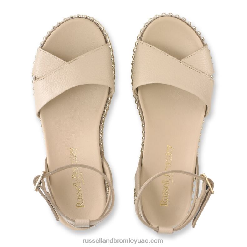 ⁦صندل منجم goldmine flatform 8840R375 احمر خدود نحيف Russell And Bromley⁩ - الصورة ⁦3⁩