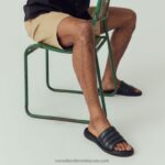 ⁦صندل منزلق فاخر 8840R515 أسود رجال Russell And Bromley⁩ - الصورة ⁦4⁩