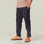 ⁦صندل منزلق فاخر 8840R517 البرتقالي رجال Russell And Bromley⁩ - الصورة ⁦4⁩
