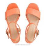 ⁦صندل منصة discoqueen 8840R130 البرتقالي نحيف Russell And Bromley⁩ - الصورة ⁦3⁩