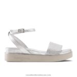 صندل ميامي الماس 8840R403 معدني نحيف Russell And Bromley