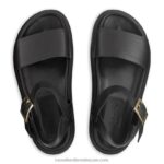 ⁦صندل ميرامار فلاتفورم 8840R378 أسود نحيف Russell And Bromley⁩ - الصورة ⁦3⁩