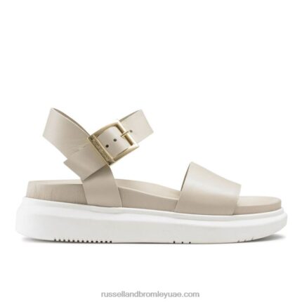 صندل ميرامار فلاتفورم 8840R384 أبيض نحيف Russell And Bromley