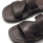 ⁦صندل zeus الانزلاق 8840R521 بني رجال Russell And Bromley⁩ - الصورة ⁦4⁩