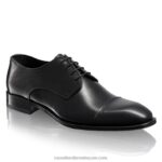 ⁦طيف اصبع القدم دربي 8840R594 أسود رجال Russell And Bromley⁩ - الصورة ⁦2⁩