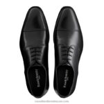 ⁦طيف اصبع القدم دربي 8840R594 أسود رجال Russell And Bromley⁩ - الصورة ⁦3⁩