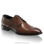 ⁦طيف اصبع القدم دربي 8840R595 تان رجال Russell And Bromley⁩ - الصورة ⁦2⁩