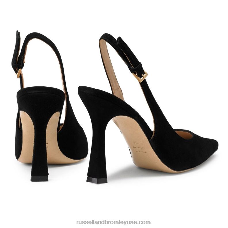 ⁦على مضخة نقطة slingback نقطة 8840R103 أسود نحيف Russell And Bromley⁩ - الصورة ⁦4⁩