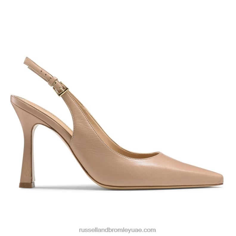 d8b9d984d989_d985d8b6d8aed8a9_d986d982d8b7d8a9_slingback_d986d982d8b7d8a9_8840r122_d8add98ad8a7d8afd98a_d986d8add98ad981_russell_and.jpg على مضخة نقطة slingback نقطة 8840R122 حيادي نحيف Russell And Bromley - الصورة 1