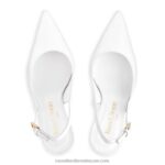 ⁦على مضخة نقطة slingback نقطة 8840R190 أبيض نحيف Russell And Bromley⁩ - الصورة ⁦3⁩